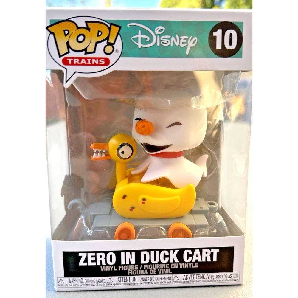 Funko Pop Trains! Disney Nightmare Before Christmas Zero in Duck Cart #10 New
